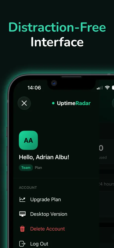 Uptime Radar screenshot