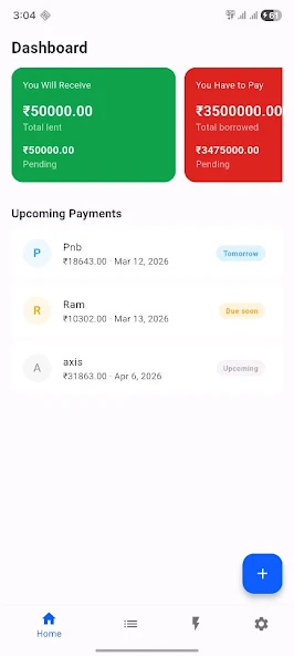 Vatti EMI Calculator & Tracker screenshot