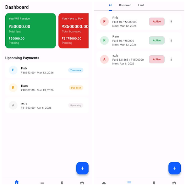 Vatti EMI Calculator & Tracker screenshot