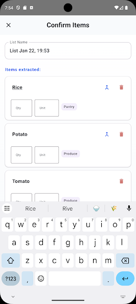 VoiceCart: Voice Shopping List screenshot