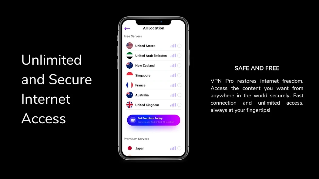 VPN PRO – Global Secure VPN screenshot