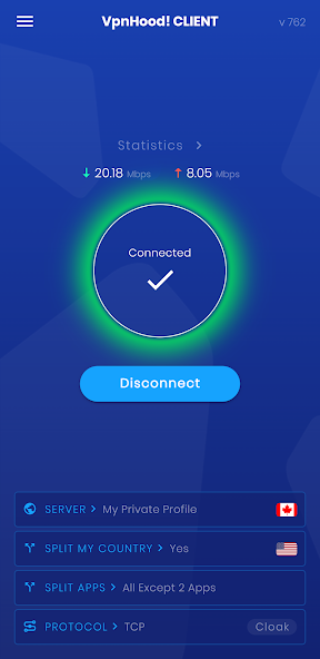 VpnHood! CLIENT: Self-host VPN screenshot