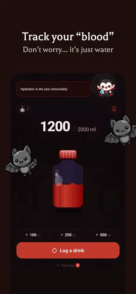 WaterVamp: Hydration Tracker screenshot