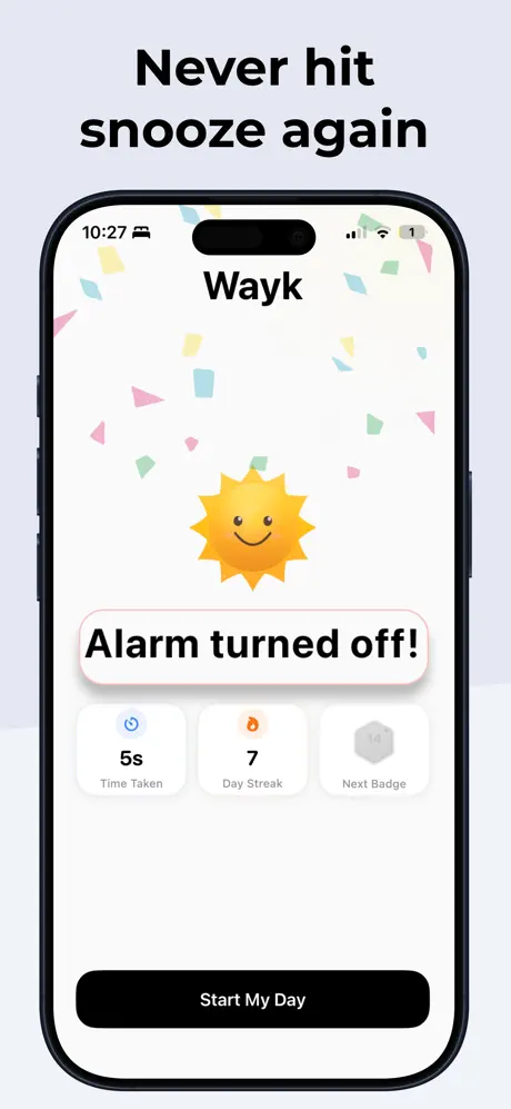 Wayk: Alarm Clock to Wake Up screenshot