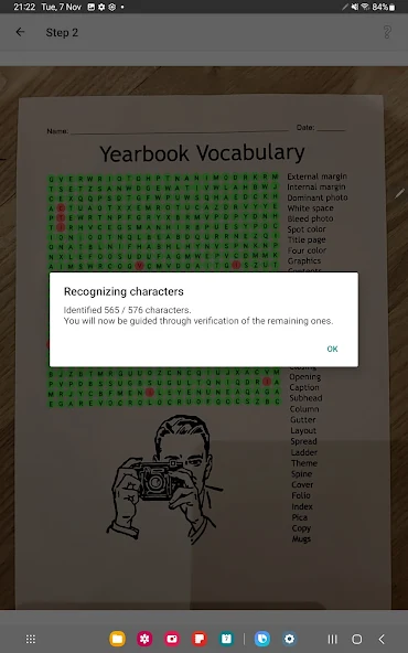 Word Search Scanner and Solver screenshot