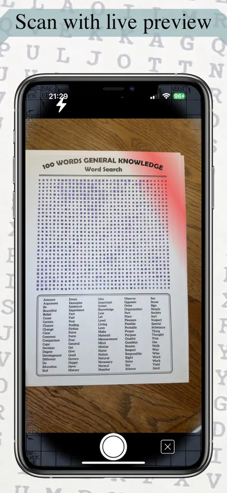 Word Search Scanner and Solver screenshot