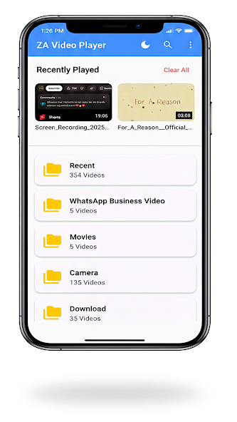 ZA Video Player: HD & 4K Media screenshot