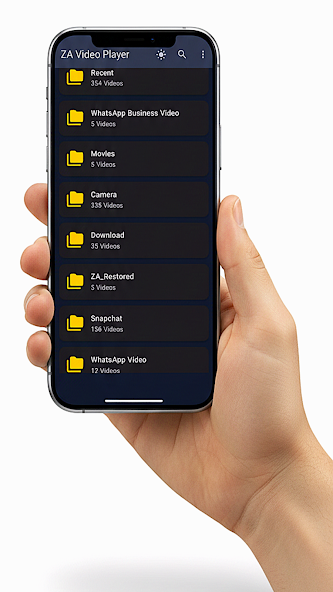 ZA Video Player: HD & 4K Media screenshot