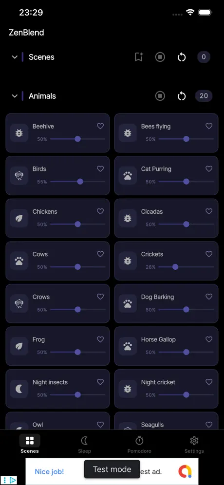 ZenBlade: Focus & Sleep Sounds screenshot