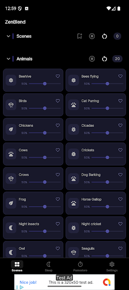 ZenBlade: Focus & Sleep Sounds screenshot