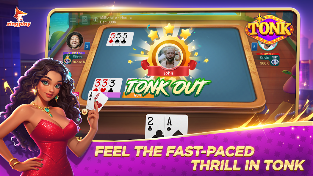 ZingPlay Cards: Rummy and Tonk screenshot