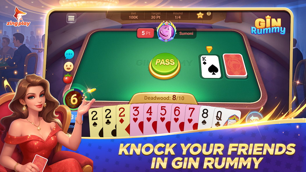 ZingPlay Cards: Rummy and Tonk screenshot
