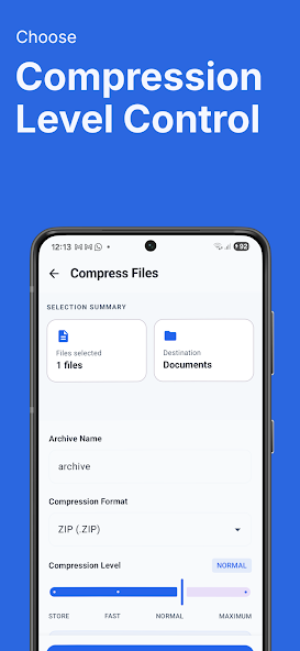 ZIP RAR Compressor & Extractor screenshot