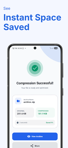 ZIP RAR Compressor & Extractor screenshot